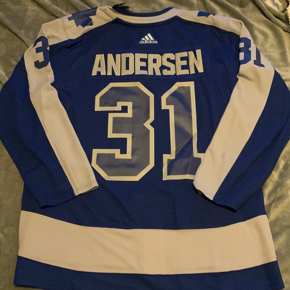 Toronto Maple Leafs Reverse Retro jersey Adidas Freddie Andersen - Picture 2 of 4